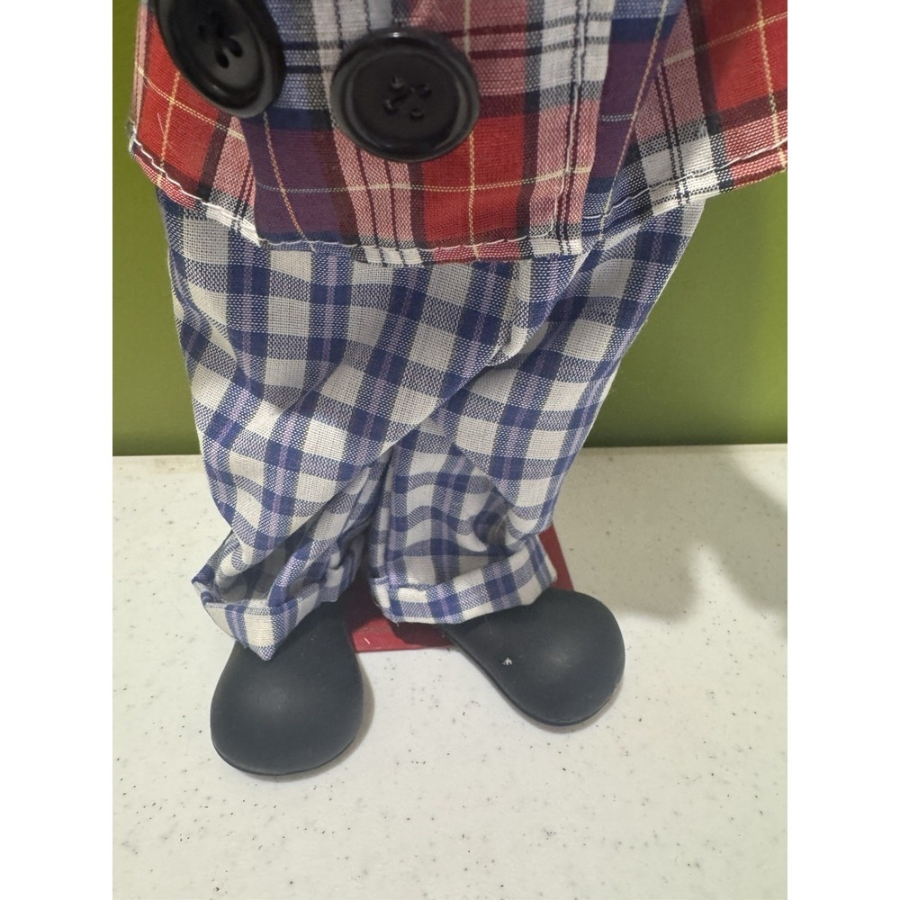Brinn's Lenny The Clown Porcelain Doll Vtg With Stand Authentic Collectible Ed - Picture 5 of 14